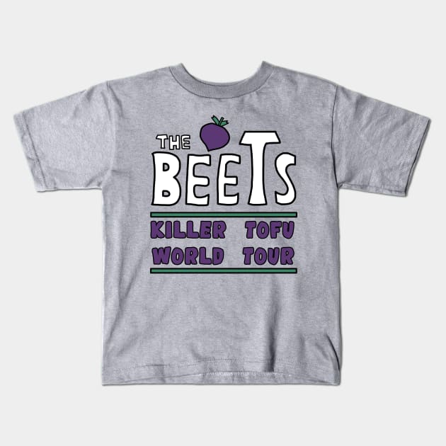 THE BEETS // Killer Tofu Tour Kids T-Shirt by darklordpug
